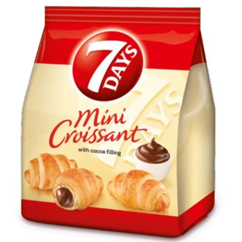 7 Days Mini Croissants with Cocoa Filling 185g (6.53 oz)